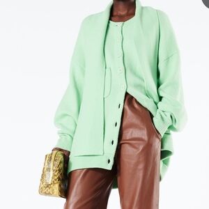 TIBI Mint Green Women's Sweater